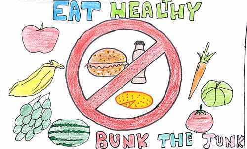 Food Drawing: Let's Eat Healthy and Stay Wealthy - Kids Art & Craft